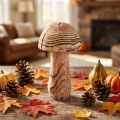 Seta de madera para colocar de pie, seta decorativa, madera de paulownia Ø15cm H28cm | Floristik24.es