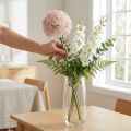 Allium con flores rosas cebolla artificial Ø18cm L90cm | Floristik24.es