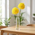 Cebolla Artificial Flor Amarilla Allium 80cm Ø14,5cm 2uds | Floristik24.es