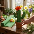 Papel crepé de floristería verde 50x250cm | Floristik24.es