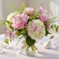 Mariposas decorativas de plumas purpurina rosa 7,5x7cm 4 piezas | Floristik24.es