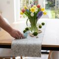 Cinta de fieltro gris 7,5cm 5m | Floristik24.es