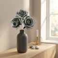 Espuma Rosa Gris Ø15cm 4uds | Floristik24.es