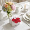 Colgante flor fieltro "Gracias" 10cm 8pcs | Floristik24.es