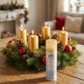 Spray de purpurina dorada para decoración navideña, 150 ml | Floristik24.es