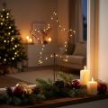 Estrella LED con compartimento para pilas y soporte para alféizar o mesa (46 cm). | Floristik24.es