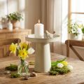 Bandeja/soporte decorativo para velas y figuritas, 20 cm | Floristik24.es