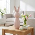 Figura decorativa de conejo de cerámica para diseño interior moderno, 22 cm. | Floristik24.es