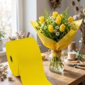 Flor crepé amarillo A10cm gramaje 128g/m² L250cm 2 piezas | Floristik24.es