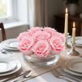Rosas Eternas Medianas Ø4-4.5cm Rosa 8uds | Floristik24.es