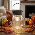 Vaso decorativo con lámpara LED Ø8cm H16cm | Floristik24.es