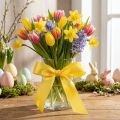 Cinta de regalo y decoración 10mm x 50m amarilla | Floristik24.es
