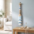 Remo decorativo de madera decoración de pared Remo de madera decorativo marítimo pintado 78cm | Floristik24.es