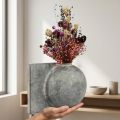 Flores secas trébol morado flores de paja lino eneldo 35cm 150g | Floristik24.es