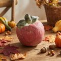 Manzana para decorar, otoño, fruta decorativa de hormigón, decoración de mesa Ø13cm | Floristik24.es