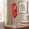 Orquídea cymbidium rojo 78cm | Floristik24.es