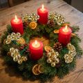 Bolas navideñas sobre alambre vidrio espejo bayas oro 2,5cm 140 piezas | Floristik24.es