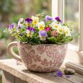 Vaso para plantar, decoración
