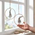 Decoración colgante ventana decoración percha decoración marítima pato Ø15cm 4 piezas | Floristik24.es