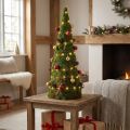 Árbol de Navidad decoración de árbol de musgo en verde natural Ø25cm H70cm | Floristik24.es