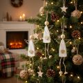 Colgante de ángel decoración navideña para colgar H22cm 3 piezas | Floristik24.es