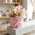 Cinta de fieltro 7,5cm x 5m rosa | Floristik24.es