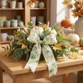 Cinta de regalo cinta calabaza verde otoño 40mm 15m | Floristik24.es