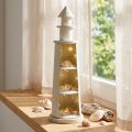 Faro Shabby Chic Crema Marine Deco Ø13cm H41.5cm | Floristik24.es