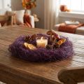 Fibra de sisal morada para manualidades y decoración, 300 g | Floristik24.es