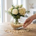 Piedras decorativas 9mm - 13mm 2kg champagne | Floristik24.es