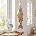Deco pez, pez madera Deco, pez colgante madera 21cm | Floristik24.es
