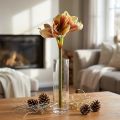 Flor de amarilis artificial en rosa y amarillo - 66 cm - idea de regalo ideal y decoración elegante para interiores | Floristik24.es