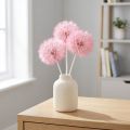 Flores secas de diente de león gigante para decoración, elegante accesorio para el hogar, 12 cm, 4 unidades | Floristik24.es