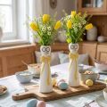 Jarrón de pato con un diseño lindo para una divertida decoración de mesa, 24 cm, 2 piezas | Floristik24.es