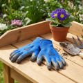 Kixx guantes de jardín de nailon talla 8 azul, negro | Floristik24.es