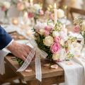 Cinta de encaje para boda, cinta decorativa, encaje blanco, 28 mm, 20 m | Floristik24.es