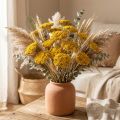 Flores secas de milenrama amarilla Achillea Natur Gelb 1 kg | Floristik24.es