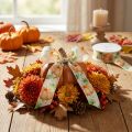 Cinta de regalo cinta calabaza otoño naranja 40mm 15m | Floristik24.es