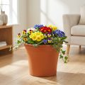 Maceta “Irys” plástico terracota Ø38cm H31cm 1ud | Floristik24.es