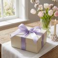 Cinta de regalo y decoración 15mm x 50m lila claro | Floristik24.es
