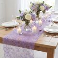 Camino de mesa Deco polar Sizoweb violeta 30cm 5m | Floristik24.es