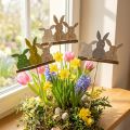 Conector decorativo conejo H37cm 8pcs | Floristik24.es