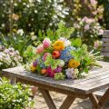 Deco mariposas verdes 8cm 6pcs | Floristik24.es