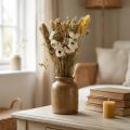 Ramo de flores secas flores de paja Phalaris blanco amarillo 30cm | Floristik24.es