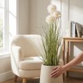 Flores artificiales bola decorativa flor allium cebolla ornamental artificial 78cm | Floristik24.es
