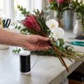 Alambre decorativo esmaltado, negro, Ø0,50 mm, 50 m, 100 g | Floristik24.es
