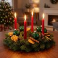 Mini bolas navideñas cristal esmaltado verde Ø3cm 22uds | Floristik24.es
