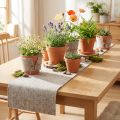 Cinta de fieltro, cinta para macetas gris-natural 15cm 5m | Floristik24.es