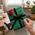 Cinta de terciopelo negra decorativa para regalo, 20 mm, 10 m | Floristik24.es