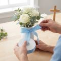 Cinta de regalo y decoración 40mm x 50m azul claro | Floristik24.es